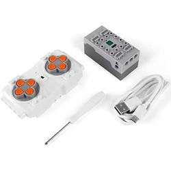 Mould King M0006S 4.0 Motor Power Function kit with Rechargeable Remote Control and Battery Box(Compatible Other Building Blocks, 1PCS)