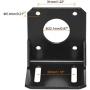MECCANIXITY Motor Bracket Motor Mounting Holder 53x50x51mm Black for 42mm NEMA 17 Stepper Motor with Screws