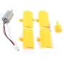 MAGT Vertical Wind Turbine Electricity Generator, DIY Kit Small Motor Vertical Wind Turbines Blades Breeze Electricity Generator Can Work with Light Wind