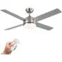 warmiplanet Ceiling Fan with Lights Remote Control, 52-Inch, Brushed Nickel Motor (4-Blades) warmiplanet Ceiling Fan with Lights Remote Control, 52-Inch, Brushed Nickel Motor (4-Blades)