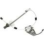 Front Left Driver Side Power Window Regulator with Motor for Jeep Liberty 2006-2007 Sport Utility (Hole Style)