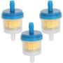 GREHUA Blue Gas Fuel Filter Petrol Tube Line with Gas Inline Fuel Filter for GY6 50cc 49cc SSR 110 125 Taotao ATM ATA CB125 ATC Pony Falcon Baja Qingqi Roketa Scooter Pit Dirt Bike Moped Motorcycle