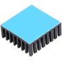 6pcs Small Heatsink 25 x 25 x 10 mm / 0.98 x 0.98 x 0.39 inch Aluminum Heat Sink with Thermal Conductive Double Sided Tape for Cooling GPU IC Chips VRAM VGA RAM