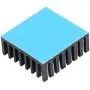 6pcs Small Heatsink 25 x 25 x 10 mm / 0.98 x 0.98 x 0.39 inch Aluminum Heat Sink with Thermal Conductive Double Sided Tape for Cooling GPU IC Chips VRAM VGA RAM