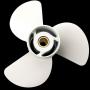 VN 13 12x15-K Boat Motor Aluminum Propeller - Replaces 6E5-45947-00-EL Compatible with Yamaha 60HP 70HP 75HP 80HP 85HP 90HP 115HP 130HP 15 Tooth-RH Outboard Propeller-Boat