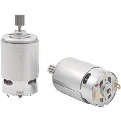 SHENGLE 2 Pcs 550 20000RPM Electric Motor High Speed RS550 6V Motor Gearbox Accessories for Power Wheels Children Ride On Car Replacement Parts