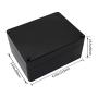 LeMotech ABS Plastic Electrical Project Case Power Junction Box, Project Box Black 4.5 x 3.5 x 2.1 inch(115 x 90 x 55 mm)(Pack of 1)