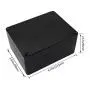 LeMotech ABS Plastic Electrical Project Case Power Junction Box, Project Box Black 4.5 x 3.5 x 2.1 inch(115 x 90 x 55 mm)(Pack of 1)