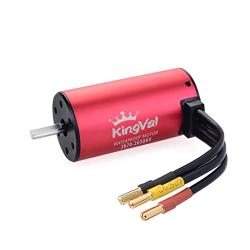 KingVal Replacement 3670 2650KV Waterproof Brushless Motor Shaft 5mm Compatible with 1/8 RC Car