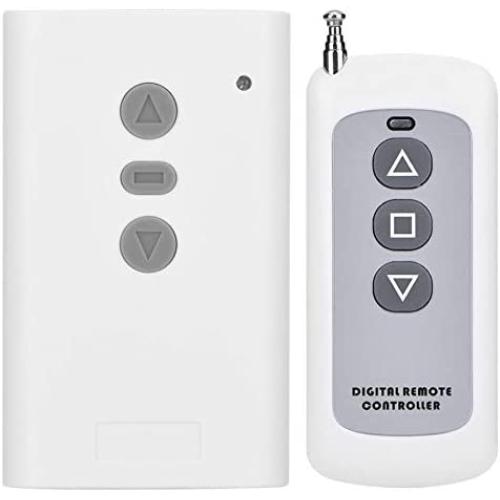 Calvas Universal Remote Uzaktan Kumanda Ac 110V 2 Channel 433Mhz Wireless Motor Remote Control Switch Controller Transmitter Remote