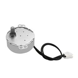 Fielect Synchronous Synchron Motor Turntable Motor AC24V 1/1.2R/MIN CCW Electric Motor for Cup Turner, Cuptisserie, Tumbler Turner Guide Motor