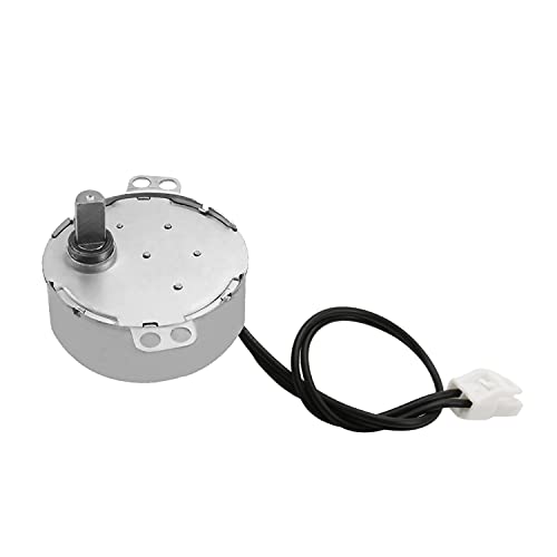Fielect Synchronous Synchron Motor Turntable Motor AC24V 1/1.2R/MIN CCW Electric Motor for Cup Turner, Cuptisserie, Tumbler Turner Guide Motor