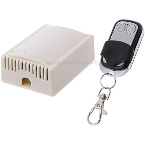 Calvas DC 12V 2CH RF 433MHz Wireless Switch Relay Receiver Module With Remote Control For DC Motor Forward Reverse Controller D03