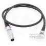 HangTon Power Cable 6 Pin to 7 Pin Right Angle for Tilta Nucleus-M Motor on DJI Ronin 2 Gimbal (Right Angle for Motor)