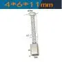 20PCs MEIMRSHLY Speed Measuring Motor Carbon Brush,Motor Small Motor Carbon Brush is Suitable for KONE Elevator Speed Measuring Motor 4 * 6 * 11mm