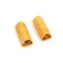 T Tulead Bullet Connector Plug 3 Pins Non-Slip Motor Connector Plug Controller Battery Plug 500V 30A 2 Pairs (Female+Male)