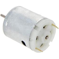Fielect DC Motor 12V 14700RPM 0.35A Micro Motor Electric Motor Round Shaft for RC Boat DIY Airplane Toys Model DIY Hobby, 2 Pcs