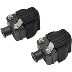 Ignition Coil Pack 2pcs Replacement for Chrysler Force Mercury Mariner Outboard Boat 40HP 70HP 115HP 140HP V-135 210CC & More Replaces# 18-5186, 339-7370A13, 339-832757A4, 339-832757B4