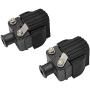 Ignition Coil Pack 2pcs Replacement for Chrysler Force Mercury Mariner Outboard Boat 40HP 70HP 115HP 140HP V-135 210CC & More Replaces# 18-5186, 339-7370A13, 339-832757A4, 339-832757B4