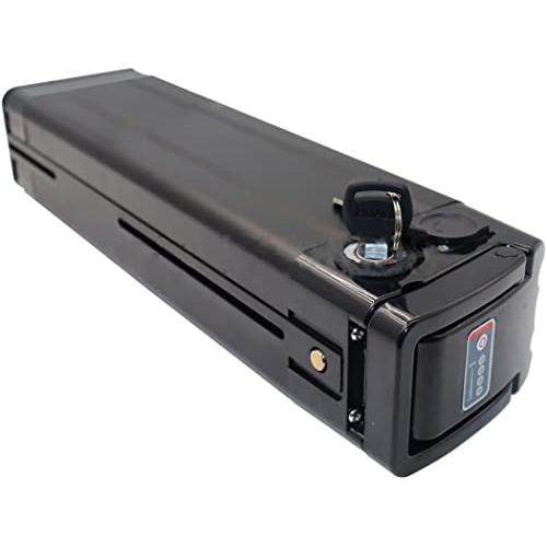 Jieoto E-Bike Pedelec Battery 36V/48 15AH Lithium Li-ion Folding Bike Replacement Battery Pack with Charger and BMS Protection Board, for 200W/350W/500W/750W Electric Bike Motors