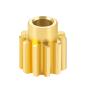 Que-T Brass 11T Motor Pinion Gear Spare Parts for 1: 24 Axial SCX24 RC Crawler Car Upgrade