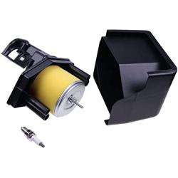 JZGRDN Air Filter & Housing 17230-Z53-841 14710-Z53-840 17410-ZE2-020 Compatible with Honda GX340 GX390 188F 190F 192F Engine Motor Generator