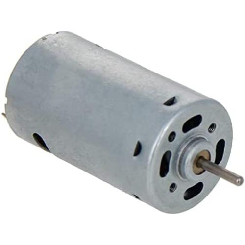 Fielect DC Motor 12V 13000RPM Micro Motor Electric Motor Round Shaft for RC Boat DIY Airplane Toys Model DIY Hobby, 1 PCS