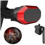 OULOO Smart Bike Turn Signals Front and Back LED Control Auto On/Off Bicycle Brake Light and Light Helmet Installation for Bicycle Scooter Motorcycle and Skate Board