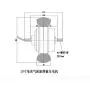 OriginalClub 10 Inch Inflatable Tire Scooter Motor Electric Vehicle Motor Brushless DC Motor Electric Scooter Tires Rubber Solid Tire Replacement Wheels (Color : 36V500W)