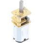 Fielect DC 12V 1000RPM Mini Metal Gearwheel Micro Speed Reduction Motor Mini Gear Box Motor GA12-N20