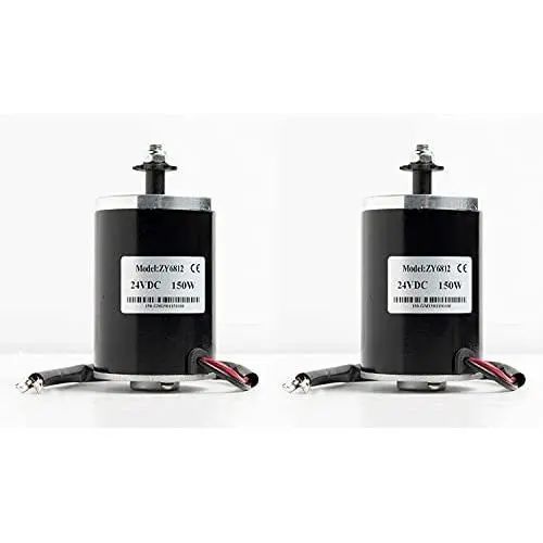 2X 150W 24V ZY6812 Unite Electric Motor w Chain Sprocket f ebike Razor