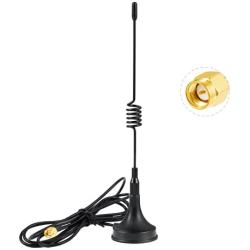 POBADY 433 MHz Antenna 3dBi SMA Male Adapter 3M RG174 Cable Magnetic Base Omni-Direction for Raspberry Pi NFC GSM ISM CUL USB CCU3 CCU2 CC1101