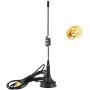 POBADY 433 MHz Antenna 3dBi SMA Male Adapter 3M RG174 Cable Magnetic Base Omni-Direction for Raspberry Pi NFC GSM ISM CUL USB CCU3 CCU2 CC1101