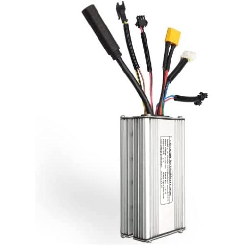Ebike 36V/48V 500W Controller KUNTENG(KT) 22A Brushless Motor Controller for Electric Bike Kit Compatible with KT LCD3 LCD4 LCD5 LCD7 Display