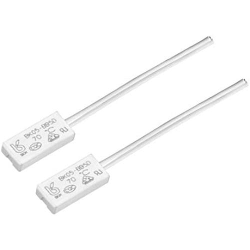 uxcell Normally Close Temperature Switch, 70℃ N.C 5A Thermal Switch Thermostat Temperature Control Switch 2pcs