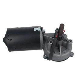 Fielect DC 24V 100RPM Reversible Worm Geared Motor High Torque Electric Gear Motor Turbine Worm Gear Box Reduction Motor, Right Shaft GW6280