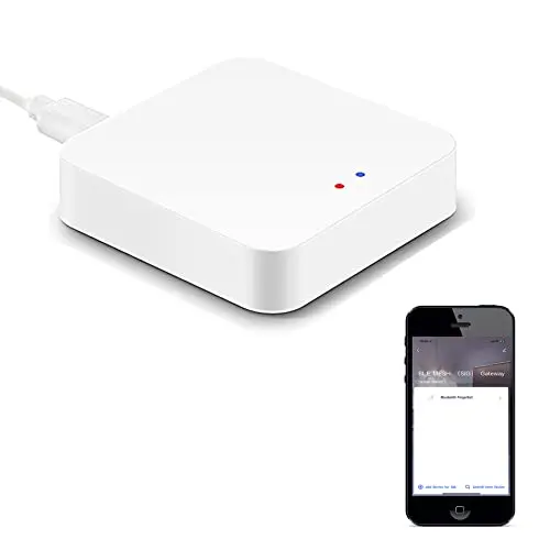 Smart Hub Bluetooth Gateway: Bluetooth MESH(SIG) Hub, Smart Gateway for Smart Bluetooth Lock and Tuya Bluetooth Device, App and Voice Control, Compatible with Alexa/Google Home