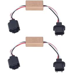 2Pcs LED Flash Strobe Controller, ABS Car Flasher Module for Motor Vehicles Electric Bicycles