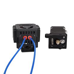 BIQU B1 Newest Upgraded 2 in 1 Out Extruder Dual Color Hotend Kit Bowden Hot end with Stepstick Mute TMC2225 Motor Driver 3D Printer Part for 3D Printer BIQU B1