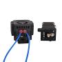 BIQU B1 Newest Upgraded 2 in 1 Out Extruder Dual Color Hotend Kit Bowden Hot end with Stepstick Mute TMC2225 Motor Driver 3D Printer Part for 3D Printer BIQU B1