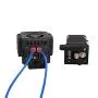 BIQU B1 Newest Upgraded 2 in 1 Out Extruder Dual Color Hotend Kit Bowden Hot end with Stepstick Mute TMC2225 Motor Driver 3D Printer Part for 3D Printer BIQU B1
