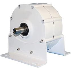 Tqing 6000W Gearless Permanent Magnet Generator 48V Low Speed AC Alternator Generators with Base Use for Wind Turbine Water Turbine,48v