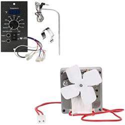 QuliMetal Grill Auger Motor, Thermostat Controller Kit and High Temperature Meat Probe for Traeger Wood Pellet Grills