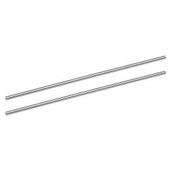 uxcell Round Steel Rod, 3mm HSS Lathe Bar Stock Tool 150mm Long, for Shaft Gear Drill Lathes Boring Machine Turning Miniature Axle, Cylindrical Pin DIY Craft Tool, 2pcs