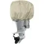 Explore Land Waterproof 600D Heavy Duty Outboard Motor Cover - Full Size Boat Engine Covers Fit for Motor up to 25HP, Tan