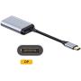 Xiwai USB-C Type C to Displayport Monitor Converter Adapter 4K 2K 60hz with Female PD Power Port