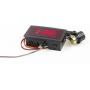 KNACRO 6V 12V 24V Digital Display LED DC Motor Speed Controller PWM Stepless Speed Control Switch HHO Driver - Black CCM5D