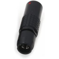 DRRI 0B Cable Mount Connector 2 Contacts Socket PHG.0B.302.CLLD52 (2pin, Black PHG)