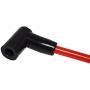 A-Team Performance - 8.0mm Red Silicone Spark Plug Wires - Compatible with Chevrolet SBC Small Block GMC Under the Exhaust Wires HEI 283 305 307 327 350 400