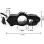 Motorcycle Throttle Lock, Universal Heavy Duty Motorcycle Grip Handlebar Lock Fit for Motorbike Sports Bikes Scooter Mopeds ATVs Black